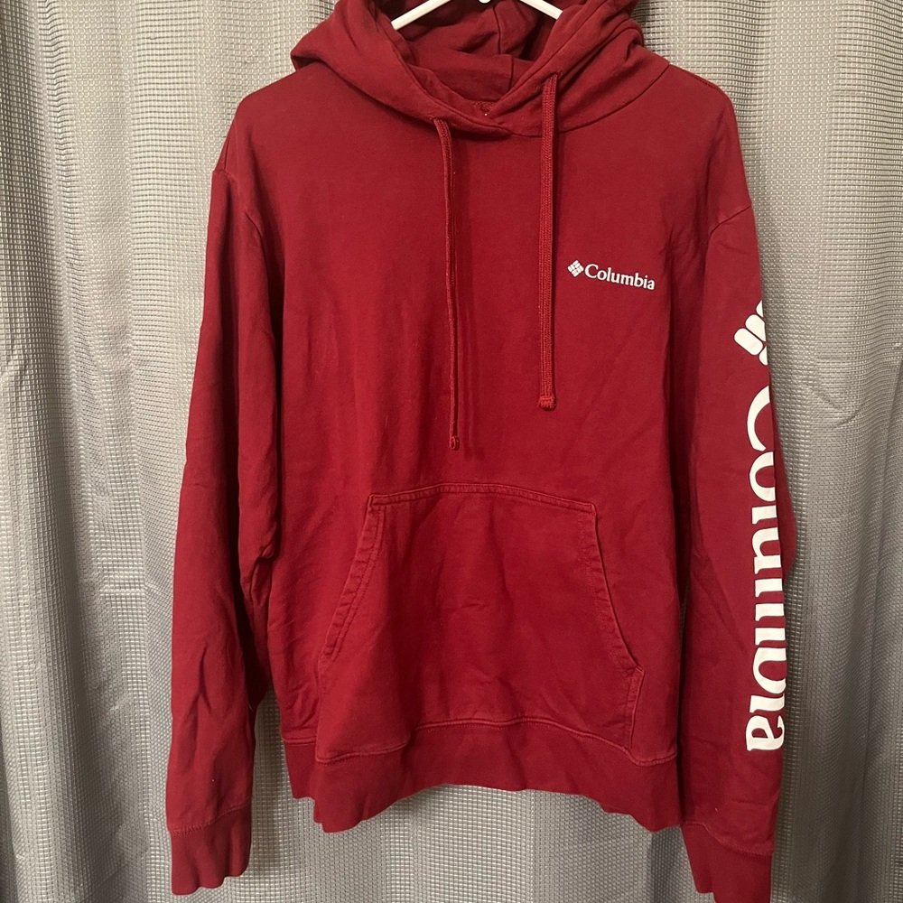 Columbia Women's Red Hoodie Sweatshirt